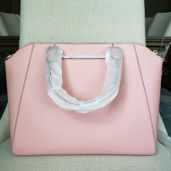 SOLD NWT Michael Kors LG Ciara Satchel Bag Pale - Picture 4 of 7